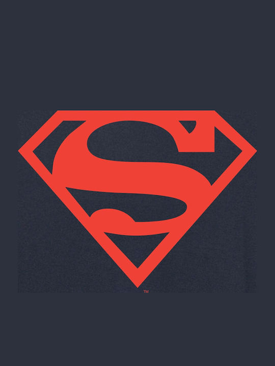 Cotton Division T-shirt Superman Blau Baumwolle