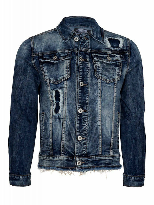 G Secret Men's Denim Jacket Blue