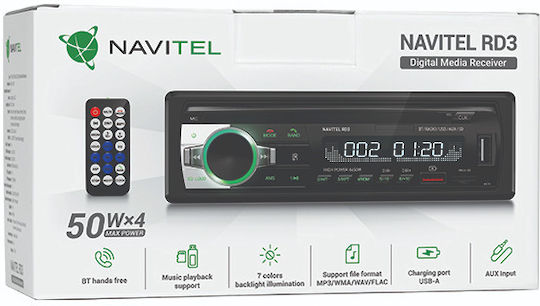 Navitel Ραδιόφωνο Αυτοκινήτου 1 DIN (Bluetooth/USB)