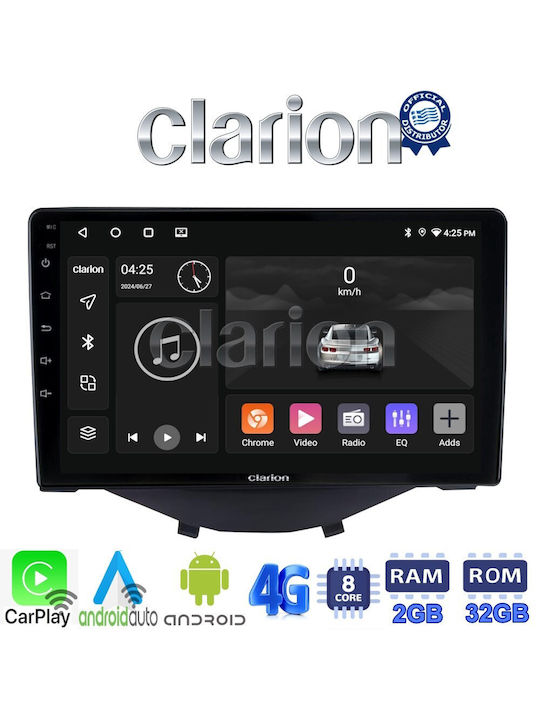 Clarion Автомобилна Аудио Система (Блутут/USB/WiFi/GPS/Apple-Carplay/Android-Auto) с Тъчскрийн 9"