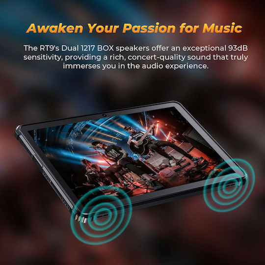 Oukitel RT9 4G 10.1Inches Tablet (6GB/256GB) Black