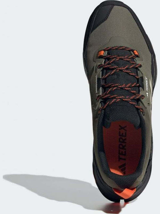adidas Terrex Ax4 Herren Wanderschuhe Wasserdicht mit Gore-Tex-Membran Grüne