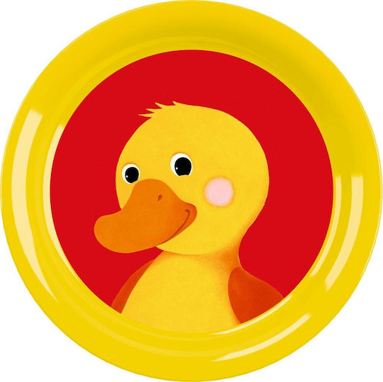 Die Spiegelburg Duckling Feeding Set Made of Yellow Plastic Duckling 4 Pieces