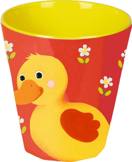 Die Spiegelburg Duckling Feeding Set Made of Yellow Plastic Duckling 4 Pieces