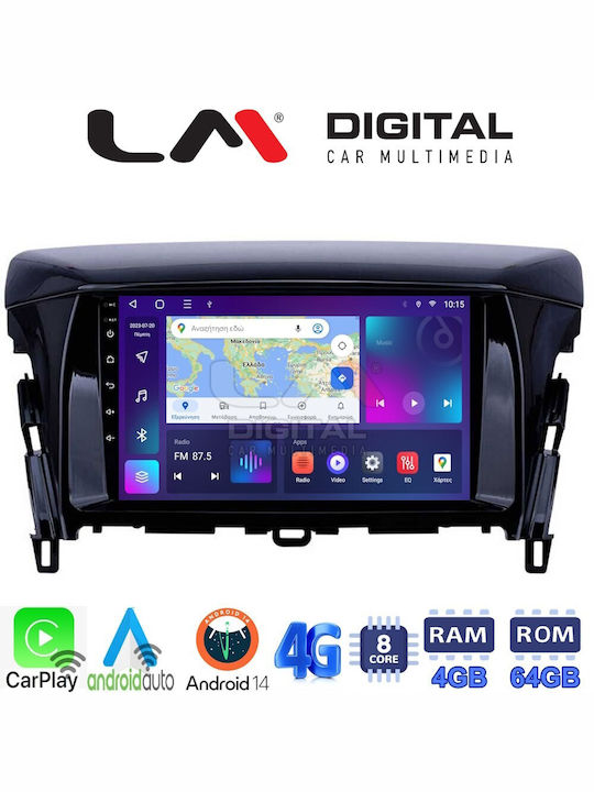 LM Digital Car Audio System for Mitsubishi Eclipse Cross / Eclipse 2018 (Bluetooth/USB/WiFi/GPS/Apple-Carplay/Android-Auto) with Touch Screen 9"
