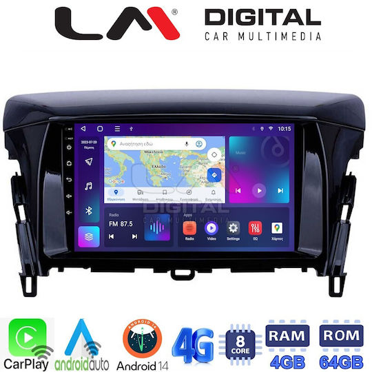 LM Digital Ηχοσύστημα Αυτοκινήτου για Mitsubishi Eclipse Cross / Eclipse 2018 (Bluetooth/USB/WiFi/GPS/Apple-Carplay/Android-Auto) με Οθόνη Αφής 9"