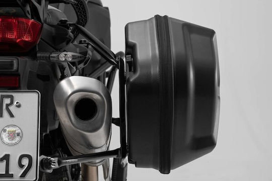 SW-Motech Motorcycle Hard Side Case Set in Black Colour