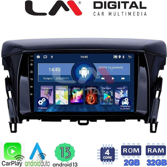 LM Digital Ηχοσύστημα Αυτοκινήτου για Mitsubishi Eclipse Cross / Eclipse 2018+ (Bluetooth/USB/WiFi/GPS/Apple-Carplay/Android-Auto) με Οθόνη Αφής 9"