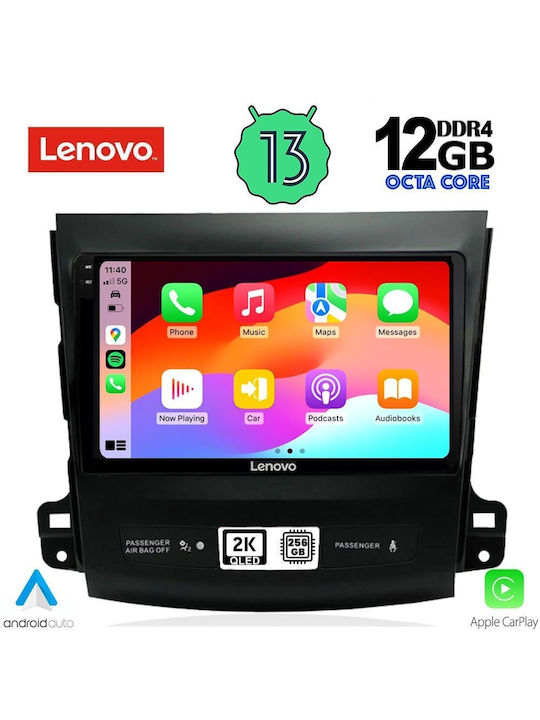 Lenovo Автомобилна Аудио Система (Блутут/USB/AUX/WiFi/GPS/Apple-Carplay/Android-Auto) с Тъчскрийн 9"