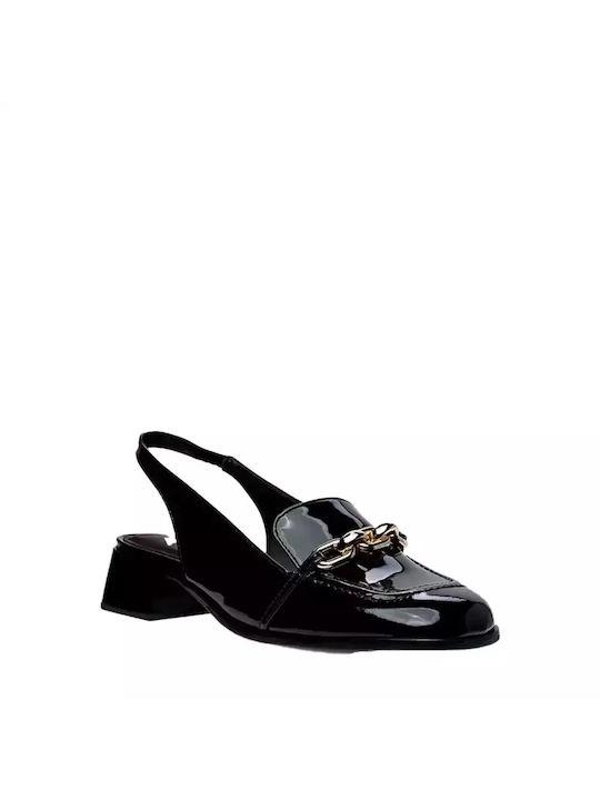 Carrano Leather Black Heels