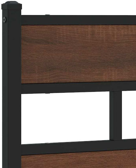 vidaXL Metallic Brown Bed Headboard 146cm