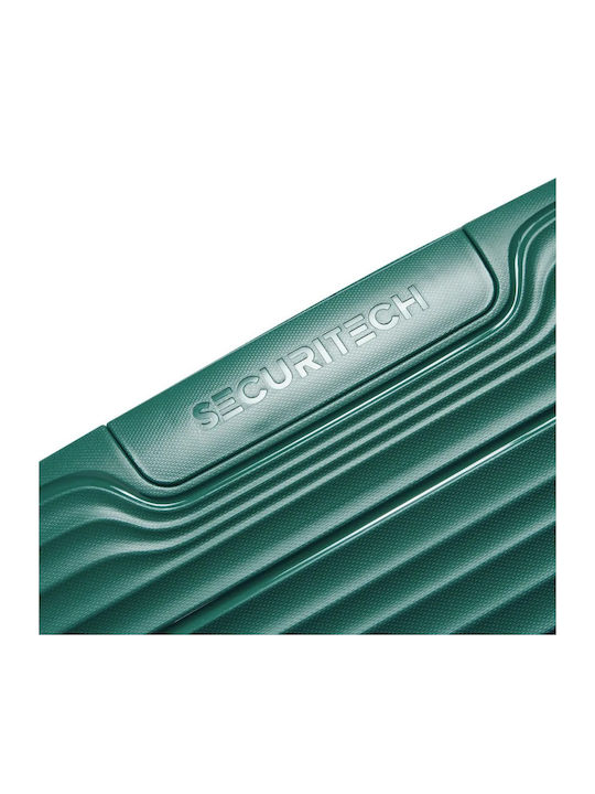 Securitech by Delsey Μεσαία Βαλίτσα Ταξιδίου Dune Green με 4 Ρόδες Ύψους 66εκ.