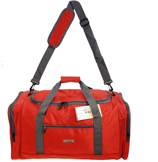 RCM Reisetasche 38Es Rot Stoff L60cm