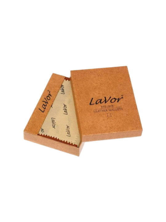 Lavor Men's Leather Card Wallet with RFID Brown