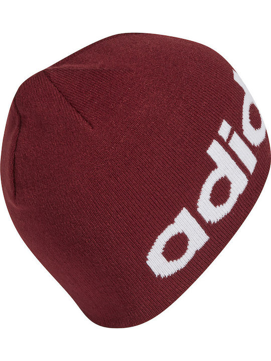 Daily Beanie Unisex Beanie Gestrickt in Burgundisch Farbe