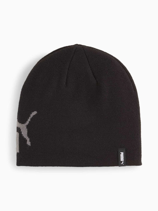 Puma Cuffless Beanie Unisex Beanie Knitted in Black color