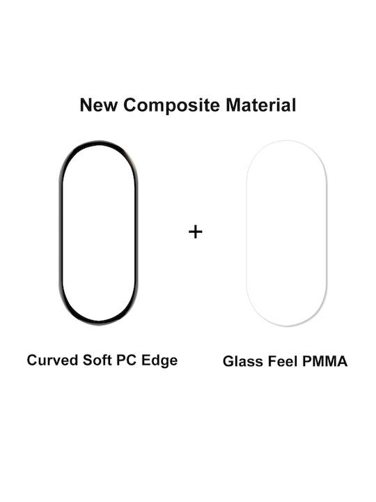 3d Full Coverage Soft Screen Protector pentru Brățară Inteligentă 9 1buc SYA002249004