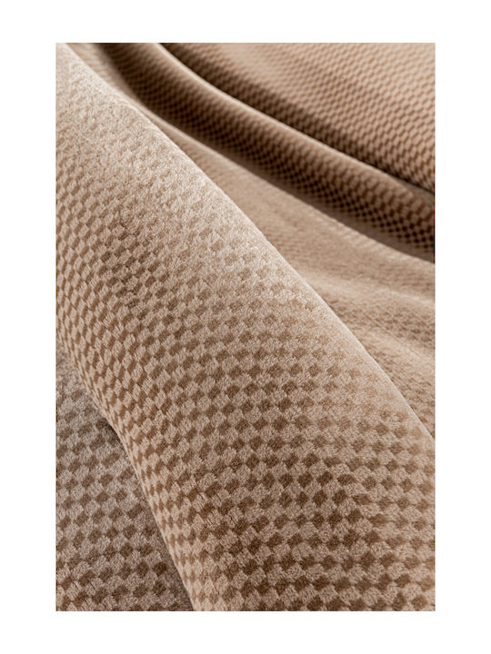 Guy Laroche Cheval Κουβέρτα Βελουτέ Μονή 160x220εκ. Vison