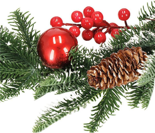Lighted Christmas Garland Green 150x3cm 1pc
