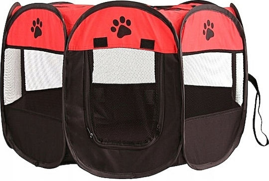 Klappbares Hundepark 70x34x70cm Schwarz