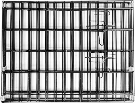 Park Dog Square made of Metal in Black Color 60 x 120 x 10cm