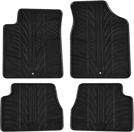 Gledring Set of Front and Rear Mats 4pcs for Kia Picanto 2004-2007 Black