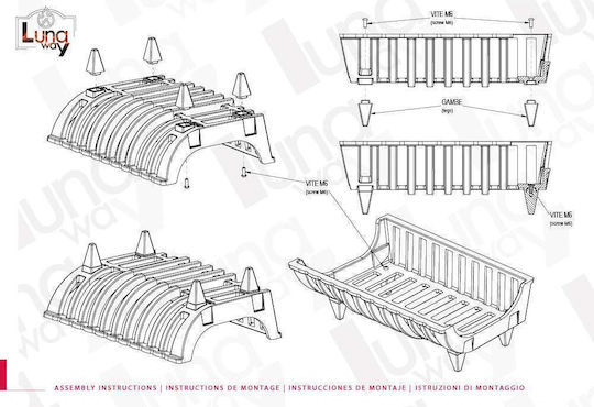 Lunaway Cast Iron Fireplace Grate 48x40cm
