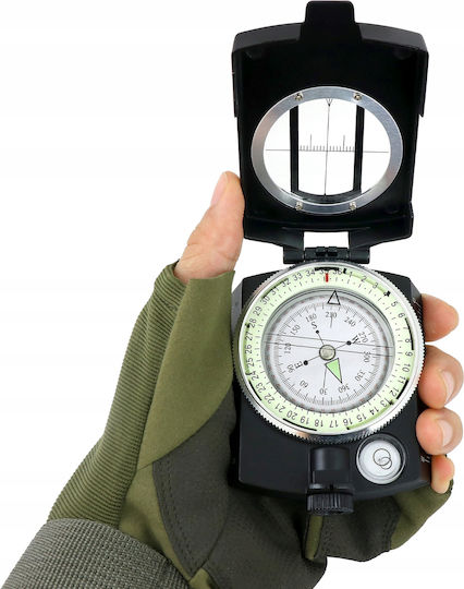 Professional Military Compass Prismatic Metal Map Compass