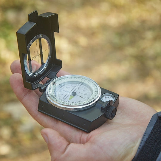 Professional Military Compass Prismatic Metal Map Compass