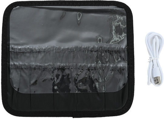 Foxy Cosmetic Case Black H11.5xW26xD23cm