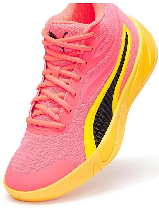 Court Pro High Basketball Shoes Pink