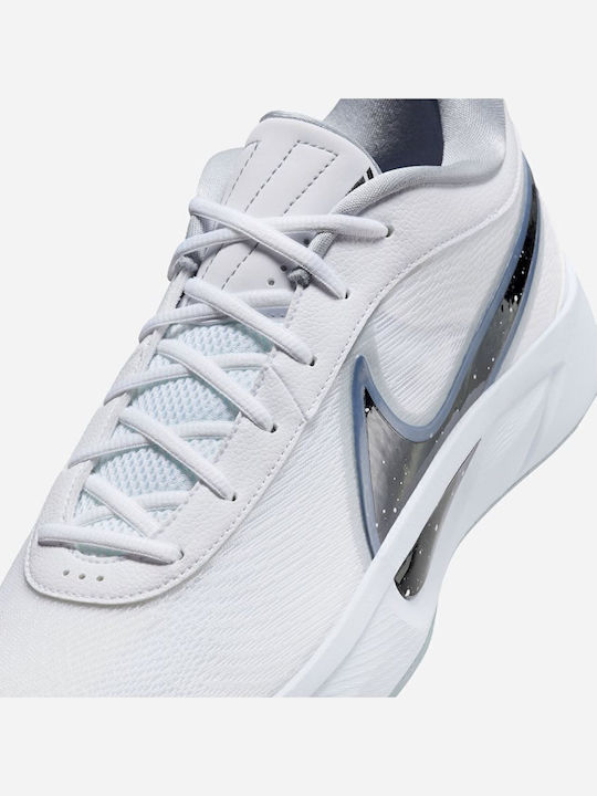 Giannis Freak 6 Niedrig Basketballschuhe White / Wolf Grey / Black