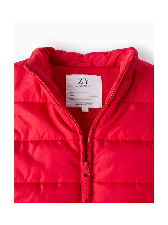 Zippy Kinderjacke Ärmellos Kόκκινο