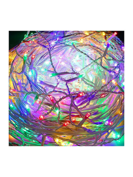 500 Lămpițe LED 20m. Multicolore tip Perdea 1buc