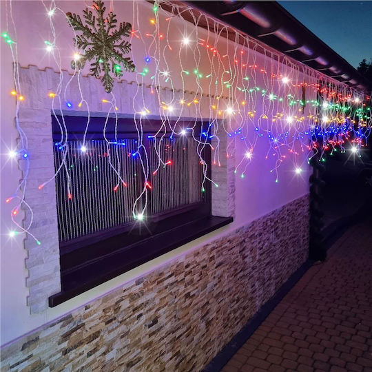500 Lichterketten LED 20m. Mehrfarbige Typ Vorhang 1Stück