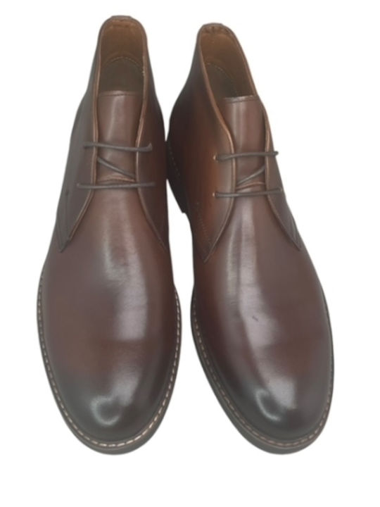 Lässige Herrenstiefel aus Leder Braun