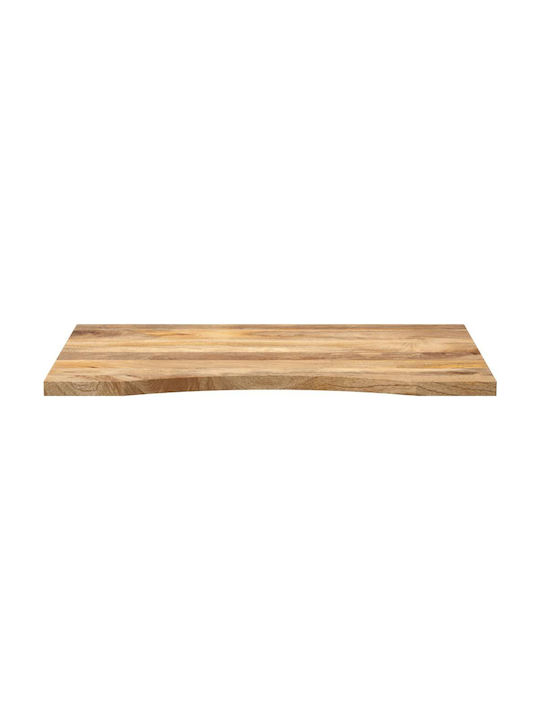 vidaXL Rectangular Office Desk Surface made of Solid Wood Mango 80x50x2.5cm 370192 1pcs