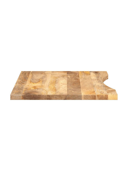 vidaXL Rectangular Office Desk Surface made of Solid Wood Mango 90x50x2.5cm 370193 1pcs