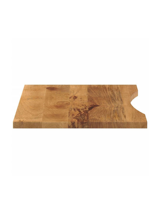vidaXL Rectangular Office Desk Surface made of Solid Wood Mango 80x50x2.5cm 370207 1pcs