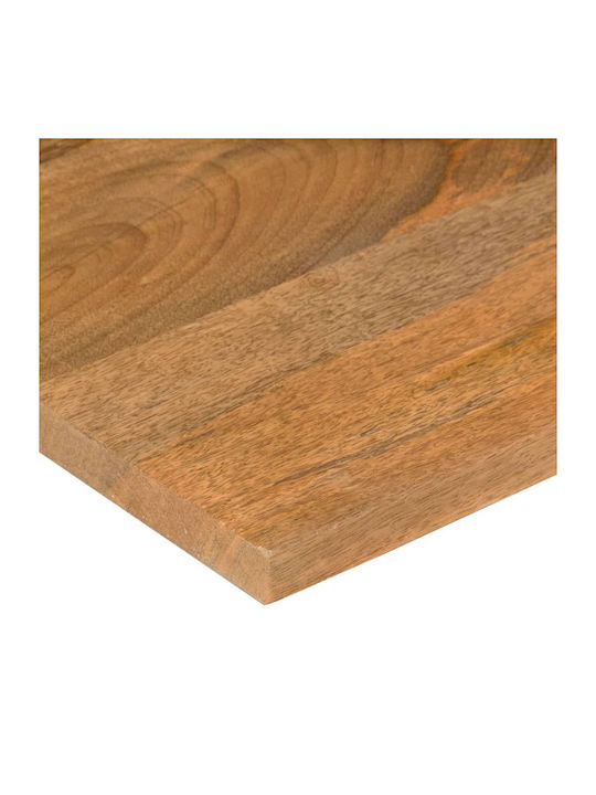 vidaXL Rectangular Office Desk Surface made of Solid Wood Mango 100x80x2.5cm 370220 1pcs