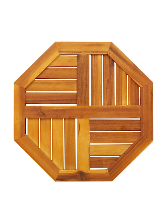 vidaXL Round Table Surface made of Solid Wood Acacia 50x50x2cm 4004259 1pcs