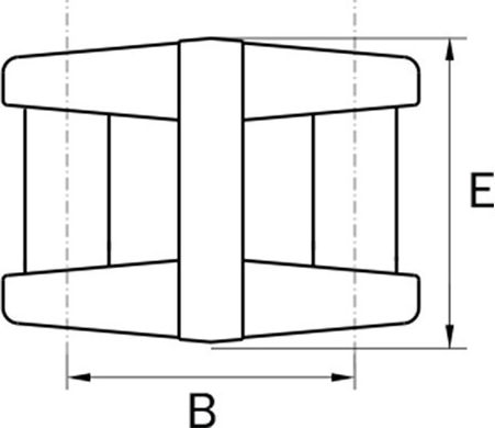 Doppelter Prong Judo 00800125 Nr.1 22x54 Binacchi