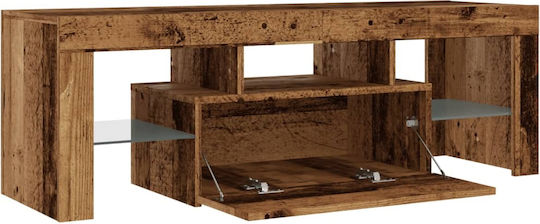 TV Stand with LED Lighting Brown M120xD40xH40cm