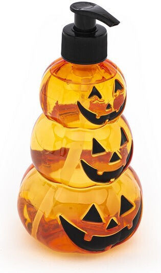 Tri-coastal Dreifach Gestapelter Kürbis Jack'o Lantern Orange Handseife 500ml