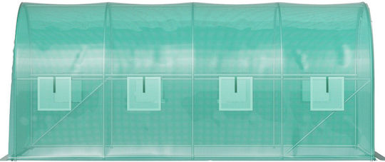 Vevor YDSDWSL1577FTL1FIV0 Greenhouse Tunnel with Metal Frame 4.5x2x2m
