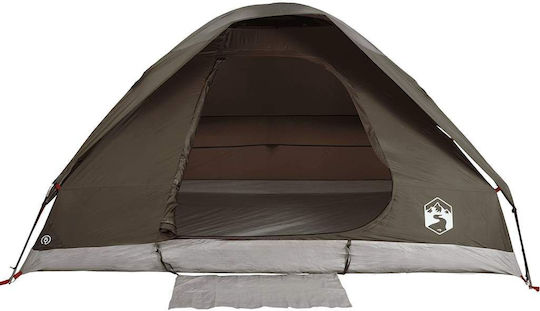 vidaXL Къмпинг сцени Igloo Кафява за 4 Хора