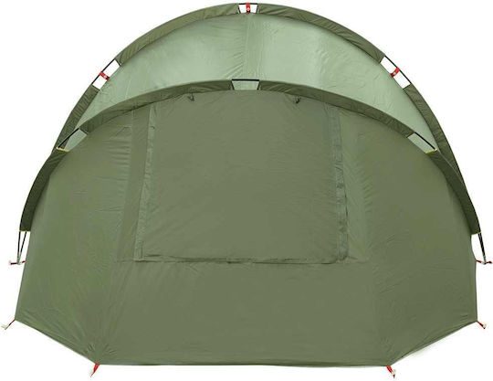 vidaXL Fishing Tent Tunnel Green for 2 People 330x315x176cm