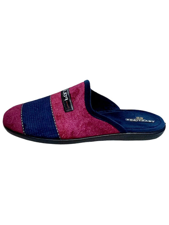 Yfantidis Men's Slipper Burgundy