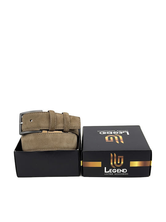 Men's Belt Leather Tabac Brown