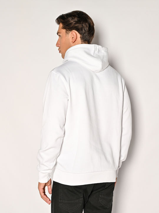 Sweatshirt with Hood White